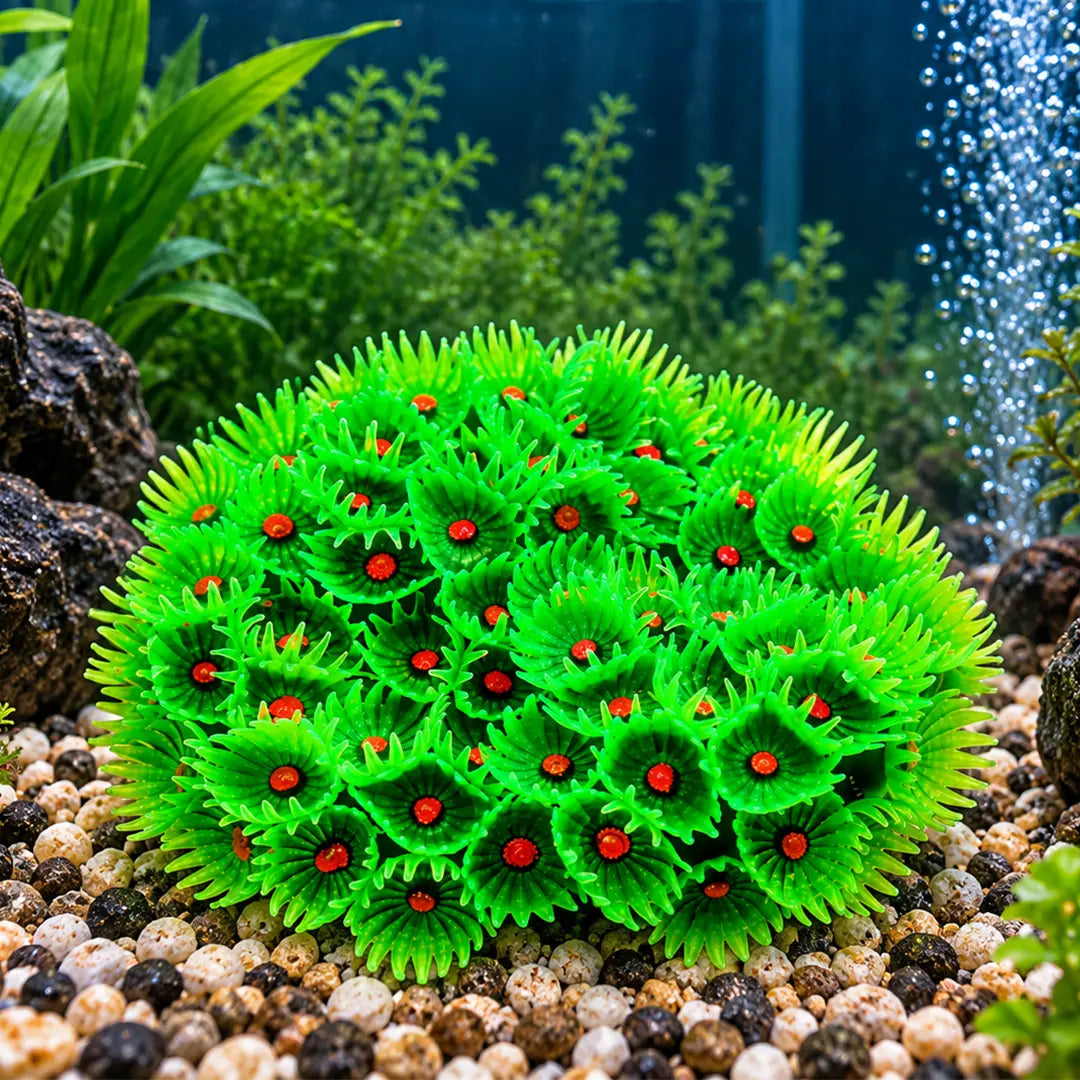 SOMA ENFEITE DE SILICONE  CORAL ZOANTHUS