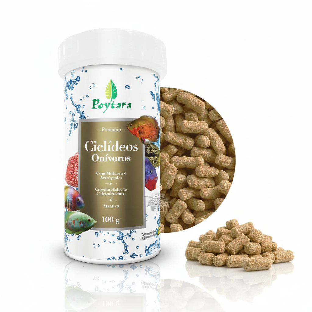 Ração Poytara Ciclideos Onivoros