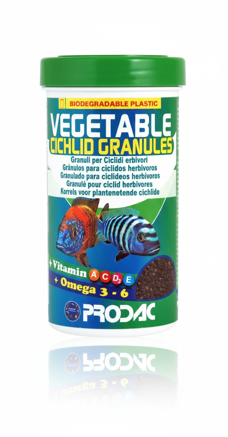Ração Prodac Cichlid Vegetable Granules 100G