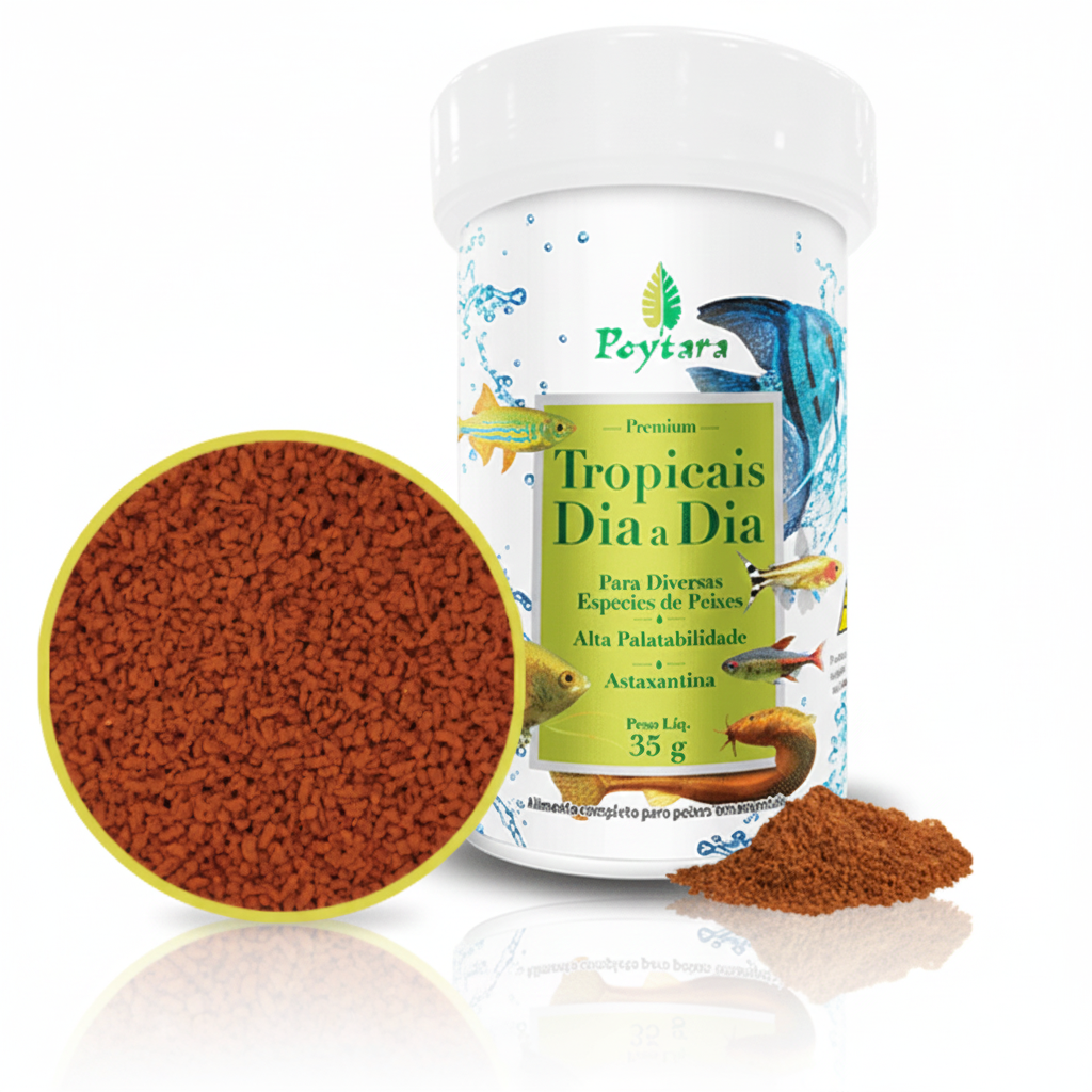 Ração Poytara Tropicais Dia a Dia Granules
